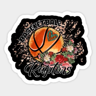 Aesthetic Pattern Raptors Basketball Gifts Vintage Styles Sticker